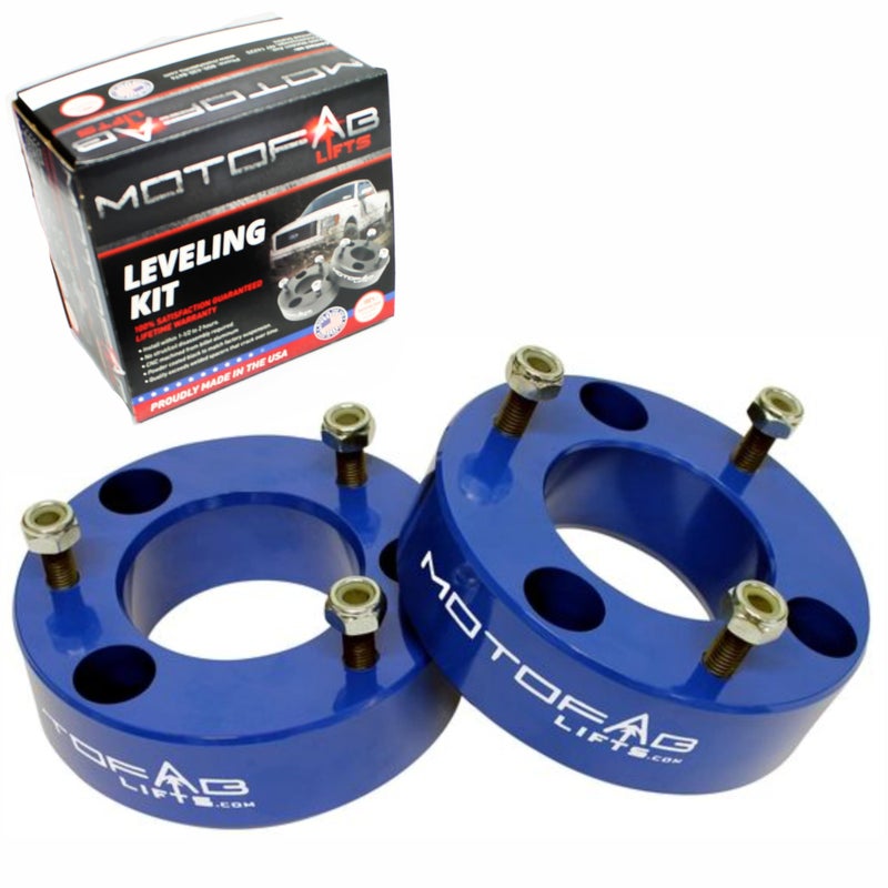 MOTOFAB LIFTS MotoFabLifts F150-2.5BLUE - 2.5 inch Front Leveling Lift Kit That fits F150 - Image 1